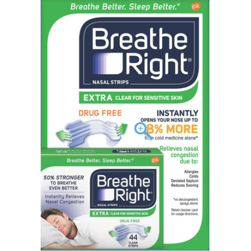 Breathe Right鼻舒乐增强型止鼾贴 44贴